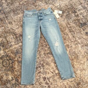 7 for all mankind Josefina Slim Boyfriend Button Fly Women Jeans Size 24